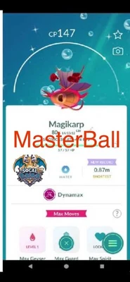 Shiny Dynamax Magikarp 🔥🔥   ✨ Pokémon g0 -PTC-20k