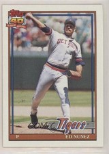 1991 Topps Edwin Nunez Ed Nunez #106 2k3