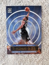 2019-20 Panini Donruss Optic T-Minus 3, 2, 1 Giannis Antetokounmpo #8 Holo Prizm