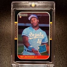 1987 Donruss - Rated Rookie Bo Jackson #35 (RC) NICE CARD! ⚾️?. rookie card picture