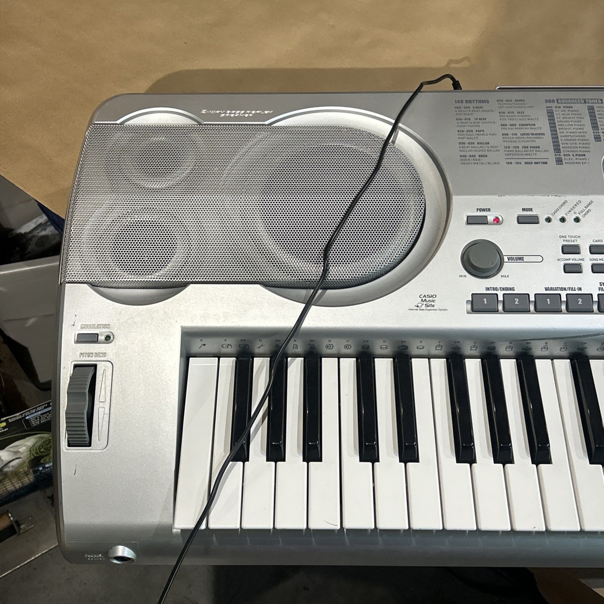 Casio WK-3000 Keyboard - Tested & Working With Power Adapter | eBay