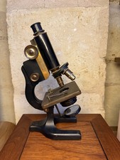 Ancien microscope en laiton SPENCER BUFFALO USA 1926