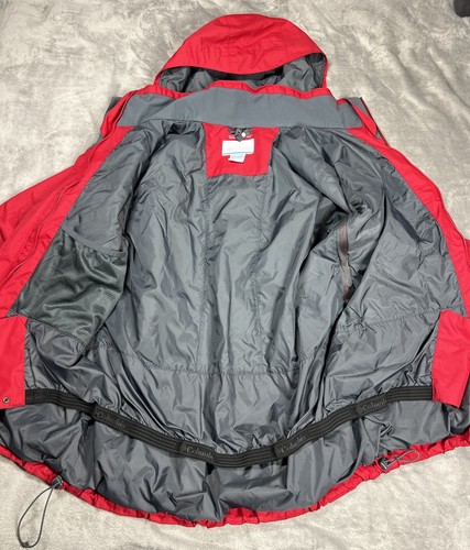 Columbia Bugaboo Interchange Omni-Heat Ski Jacket Men’s Large Red Waterproof - Picture 4 of 24