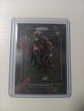 2022 Panini Chronicles Prizm Black - Brian Robinson Jr. #PB-23 (RC) - Commanders