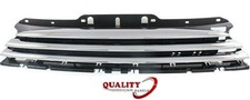 Front Grille Main Centre Matte Black With Chrome Fits Mini Clubman R55 2007-2014