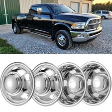 Fits 03-18 Dodge Ram 3500 17 Dually Chrome Wheel Simulators Dual Liners Covers
