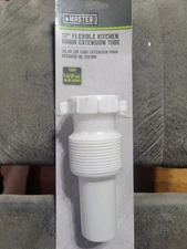Master Plumber Flexible Drain Extension Tube 1-1/2" OD Tube x 12"