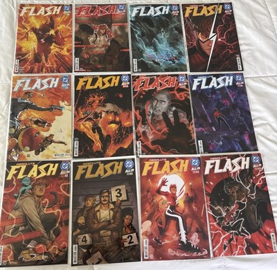 ABSOLUTE FLASH #1-12 NM First Prints Cvr. A Full Run Set Newsstand