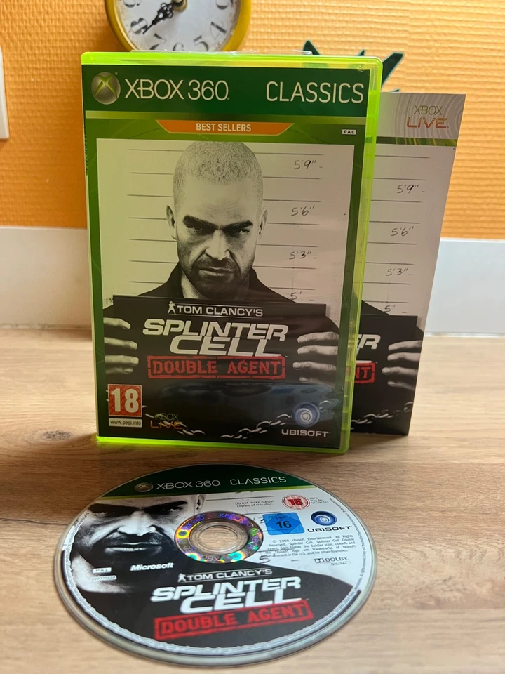 Tom Clancy's Splinter Cell Double Agent - Xbox 360 - bon état - complet - pal, photo 1 sur 5