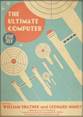 Star Trek The Original Series The Ultimate Computer Episode Poster Image Magnet
