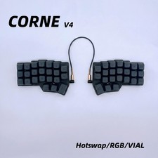 Corne V4 Split Keyboard Mechanical Keyboard Support VIAL Hotswap Macro Keypad