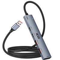 Iczi Usb Hub 3.2 Verteiler 4 Port 10Gbps Mehrfachstecker Usb 3.2 Gen 2 Adapter