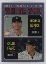 2019 Heritage Hot Box Chrome Purple Refractor Michael Kopech Caleb Frare 0c4