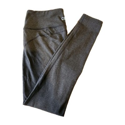 Gapfit gFast Leggings Womens Sz Med Charcoal Grey Yoga Compression Pants 