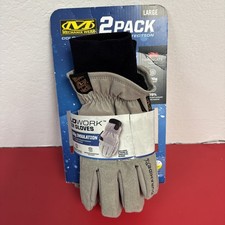 Mechanix Wear Winter Work Gloves 100g Insulation Durahide, Gray, 2 Pair large