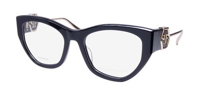 NEW PHILIPP PLEIN VPP123 PLEIN ROSE VENUS GLASSES TITANIUM FULL-RIM ITALY