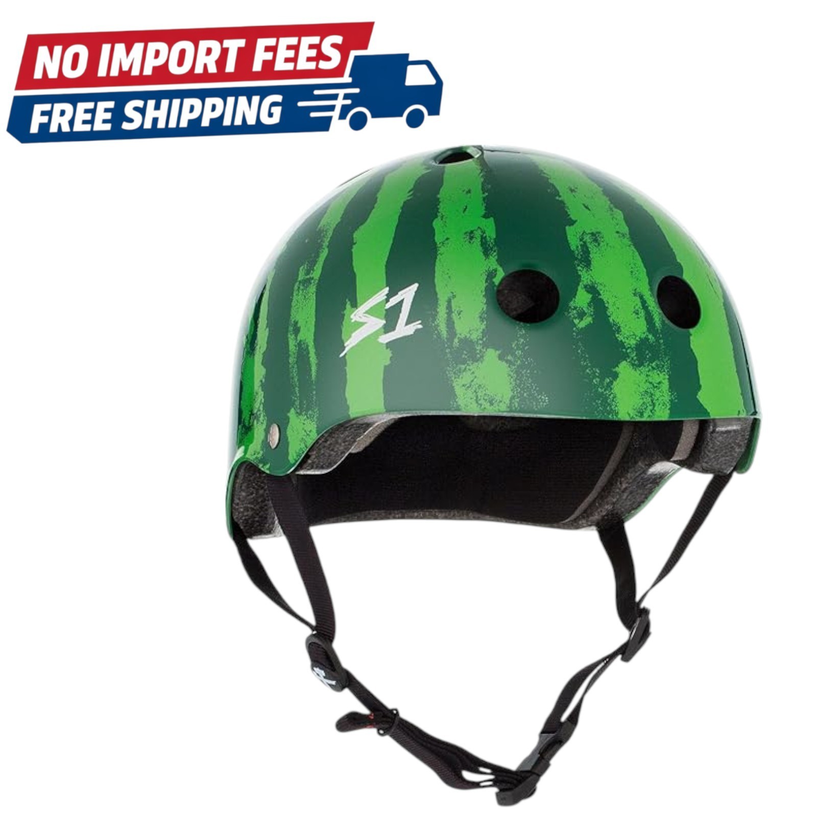 S1 Lifer Helmet &ndash; Skateboarding, BMX & Roller Skating, Watermelon X-Large 22,5''