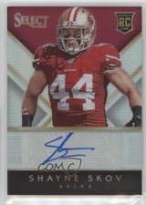 2014 Panini Select Rookie Auto Silver Prizm 38/99 Shayne Skov #RA-SS Auto 0f3