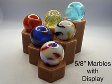 Glass Marbles With Display Included lot 7619
