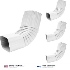 Gutter Downspout Elbow-Rain Gutter Downspout Extension High 3x4 "A" Style