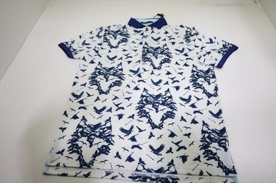 Greyson Golf Flock Together Polo Mens Size Medium Arctic New INV13098273
