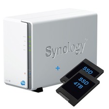 Image of Synology DS223J NAS 2-Bay Dual SSD 8TB (2x4TB) SATA Ethernet LAN IP