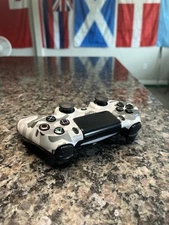 Sony PlayStation 4 PS4 DualShock Arctic White Gray Camo Controller OEM #2