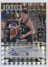 2024-25 Panini Mosaic Variation Bronze Prizm 71/75 Yongxi Jacky Cui Auto 13d7