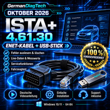 BMW ISTA+ 4.61.30 ESYS INPA NCS komp. für BMW E, F, G, I Reihe 2026 ENET
