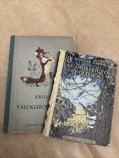 2 Lot of Vintage HUNGARIAN CHILDREN’S Book 1952 Fox Beautiful Hungary Rare