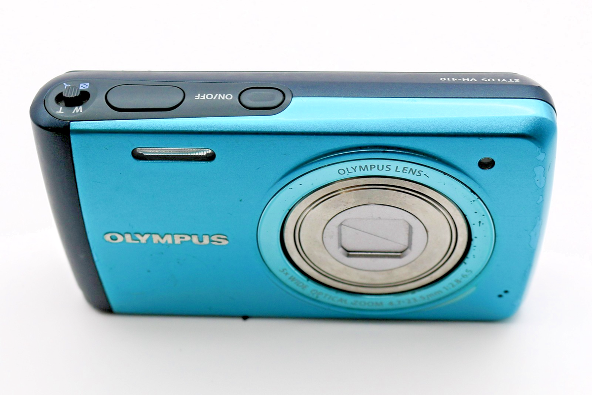 Olympus Stylus VH-410 16MP Digital Camera Blue – 5x Zoom – Tested