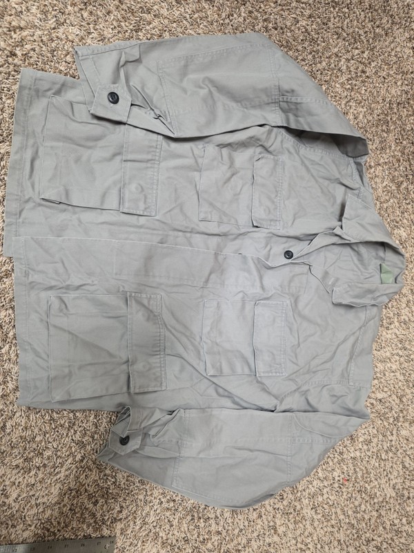 Rothco Ultra Force BDU Shirt Jacket Mens Medium Regular Grey Tactical Combat