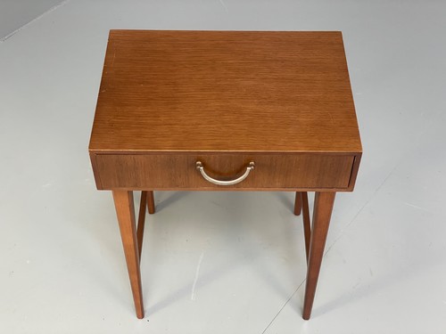 Vintage Meredew Bedside Cabinet Walnut Brass Mid Century 1950s EB9829 MWOO - Picture 2 of 15