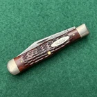1940-64 CASE XX 25 1/2 Coke Bottle Jack Pocket Knife Red Bone Vintage
