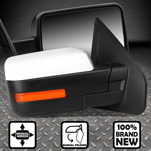 FOR 04-14 P2 F150 ADJUST FOLDABLE REAR VIEW SIDE MIRROR RIGHT/PASSENGER CHROME