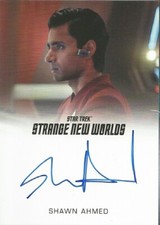 Star Trek Strange New Worlds S1 Trading Cards Autograph Shawn Ahmed