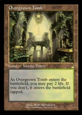 MTG Magic the Gathering Overgrown Tomb (407/497) Ravnica Remastered LP