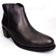 Toni Pons Upsala-Po Women's Ankle Booties Size 10.0 M, Black Pewter Leather