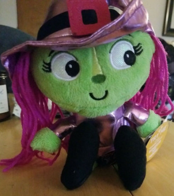 Halloween Witch Stuffed Sound Touch Me Animal Doll-Brand New-SHIPS N 24 HOURS