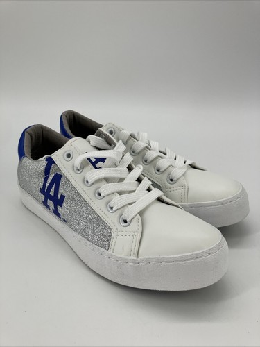 Dodgers Schuhe MLB LA FOCO Damengröße 7 niedrig geschnitten. Glitzer