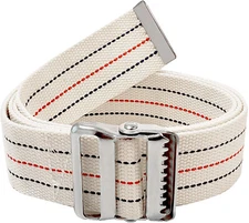 Gait Belt for Patient Transfer & Walking with Metal Buckle LiftAid Beige 