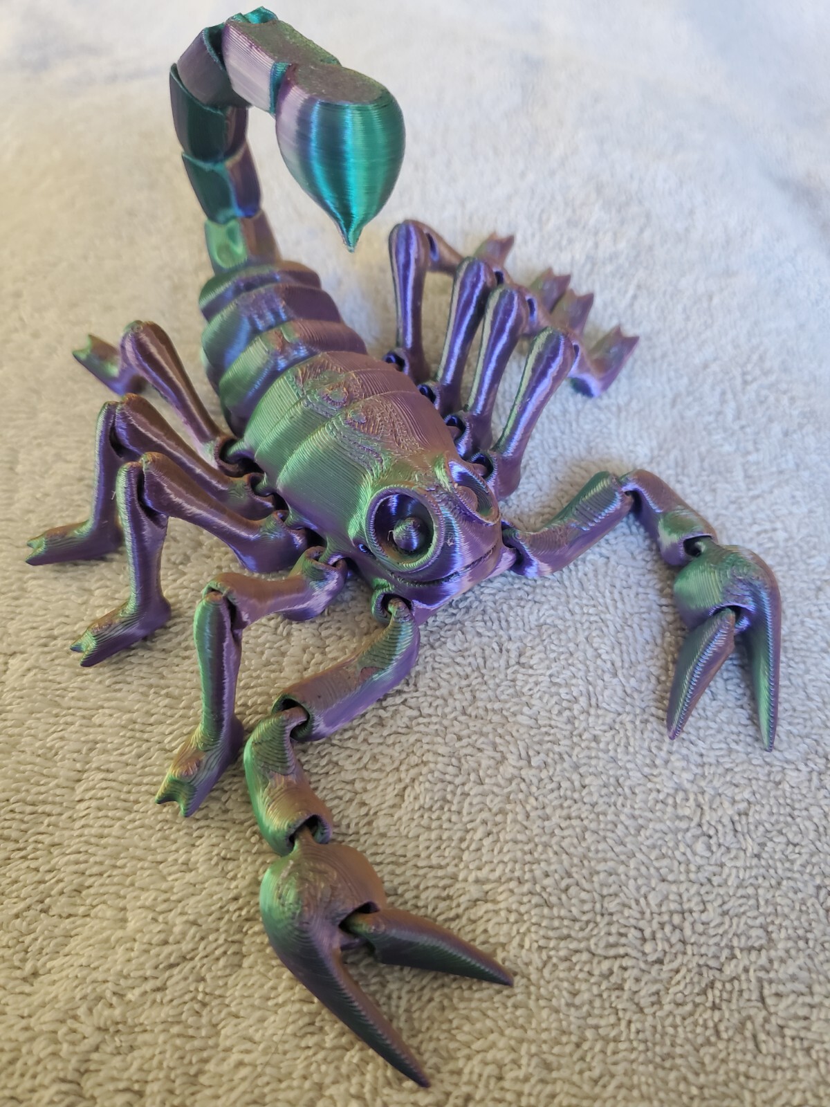 3D PPRINTED~ ARTICULATED~ SCORPION~ 8.27
