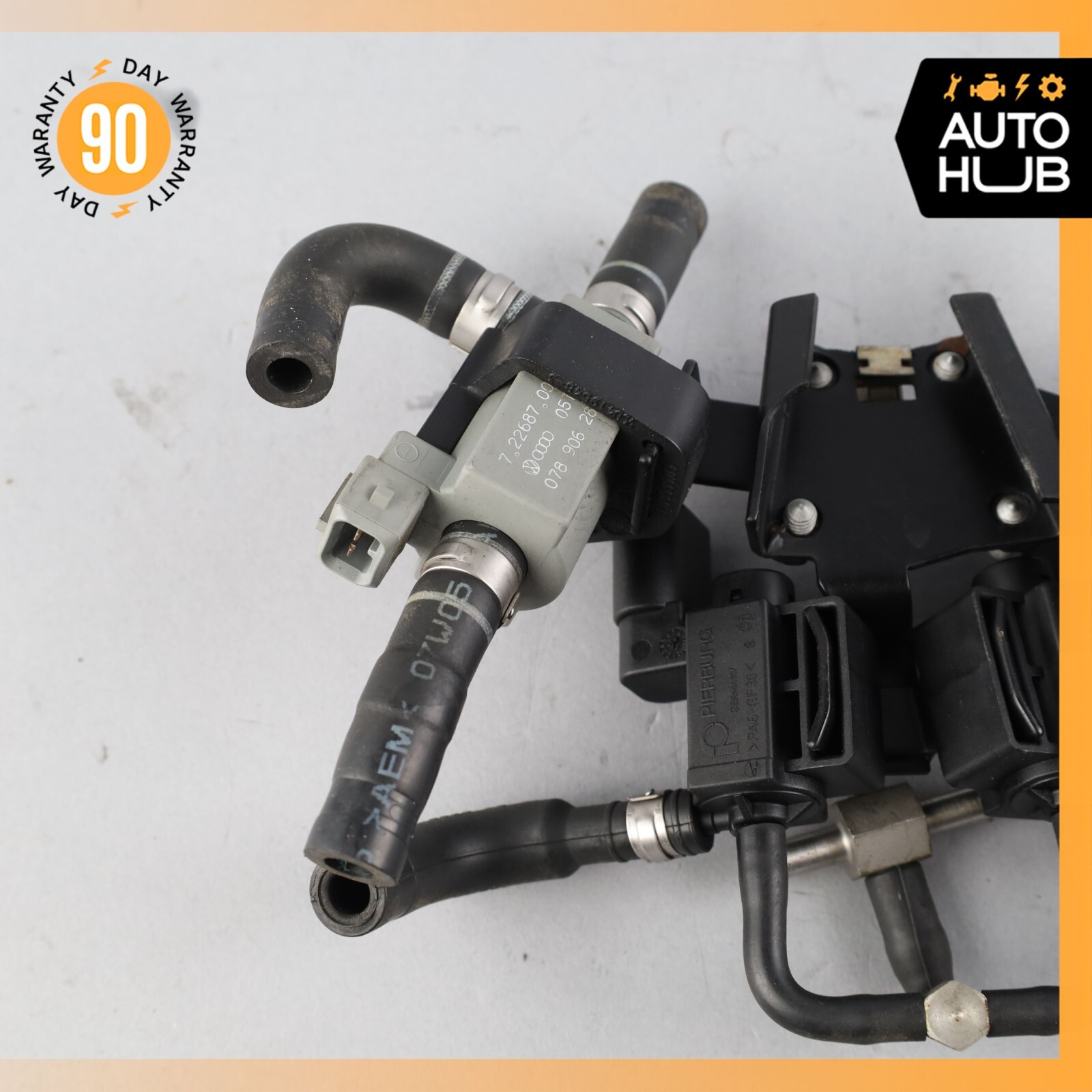 03-05 Bentley Continental GT EGR Vacuum Solenoid Valve Set w/ Hoses OEM