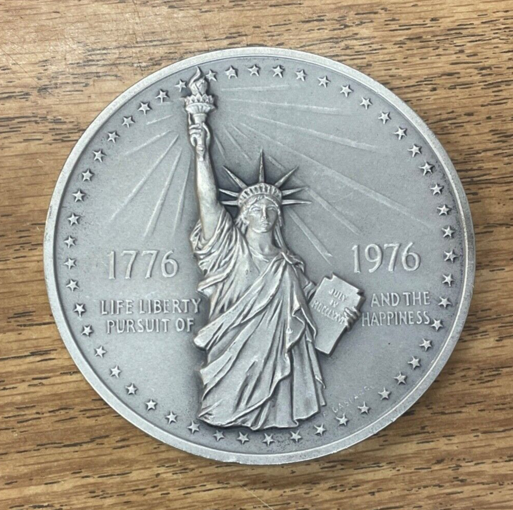 1776-1976 American Revolution Bicentennial 3 inch Sterling 1776-1976 American Revolution Bicentennial 3 inch Sterling