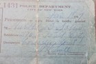 1917 New York Police Dept Pistol Permit & 1929 NRA Annual Member Card US HISTORY — photo 5