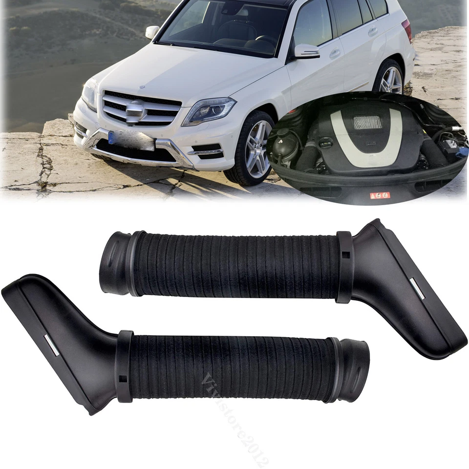 Manguera de admisión de aire izquierda + derecha conducto para Mercedes Benz GLK350 3,5 L 2010 2011 2012 Foto 2 de 4