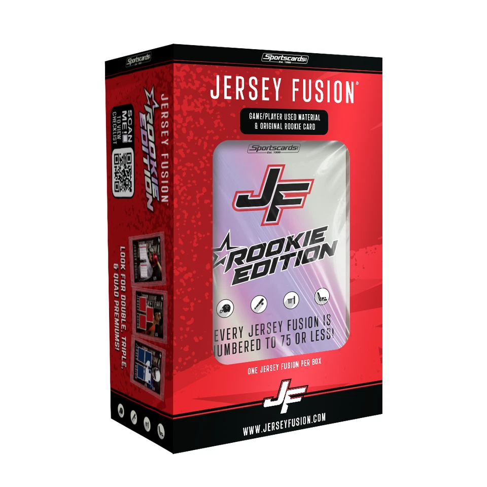 Jersey Fusion Rookie Edition 2025 Hobby Box sellado de fábrica