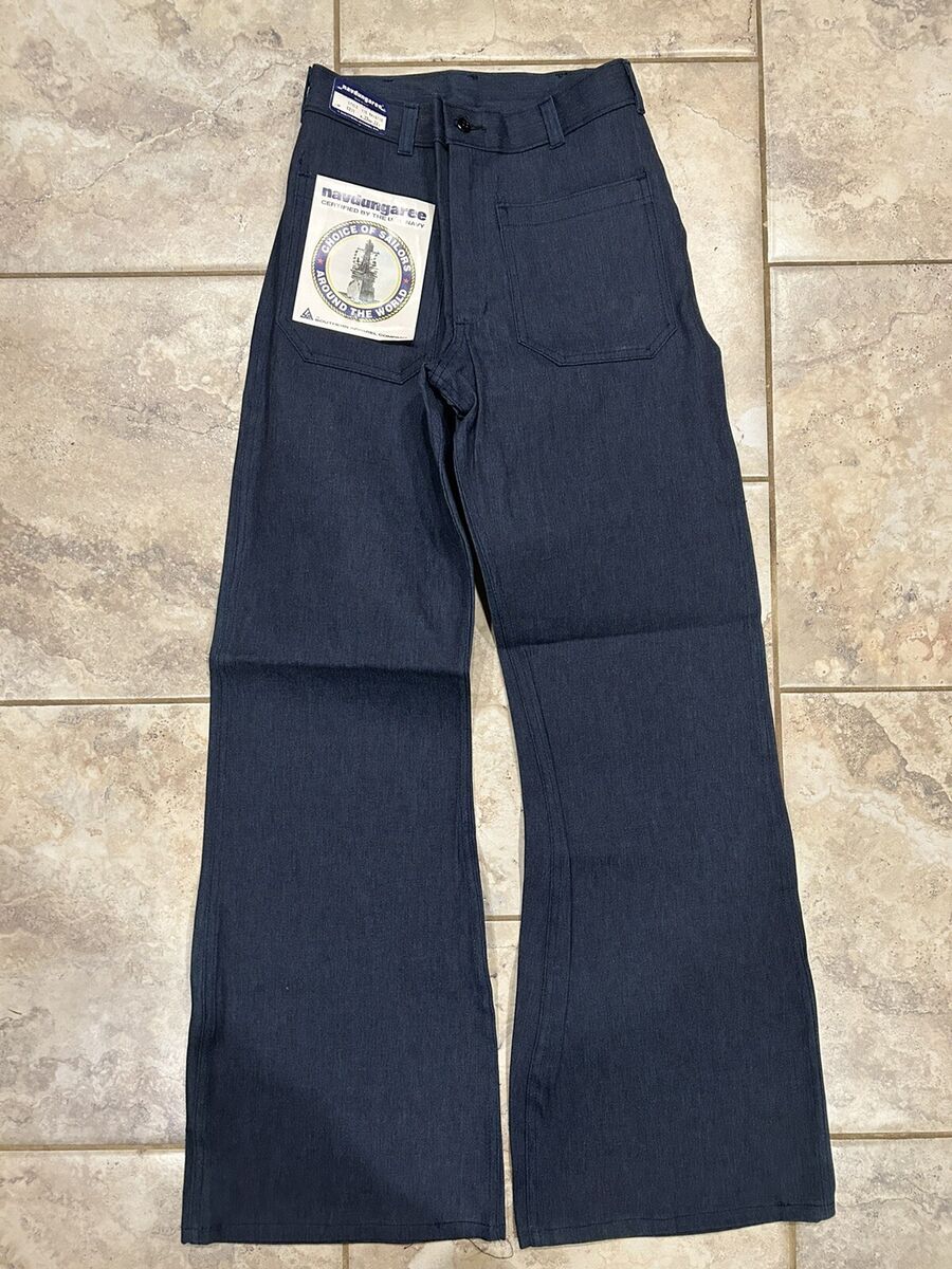 Vintage Navdungaree US Navy Sailor Denim Jeans 1980s 29x32 Vintage Navdungaree US Navy Sailor Denim Jeans 1980s 29x32