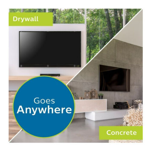 Philips Thin Profile Fixed TV Wall Mount for Up To 90 In Flat Screen Black - Bild 6 von 6