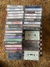 30 Country cassette tape lot Garth Alan Jackson Tim Mcgraw Waylon Willie Merle